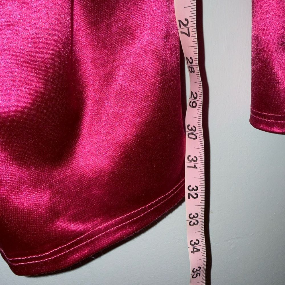 Satin Joggers in Vibrant Pink - Picture 4 of 5